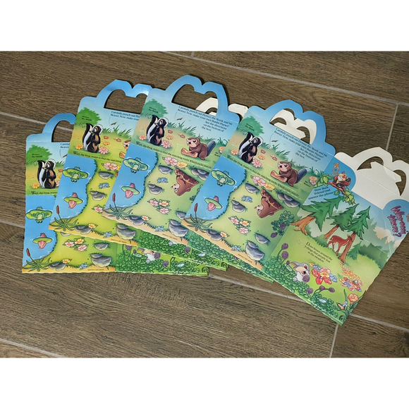 Lot Of 11 1988 Vintage McDonald's Walt Disney's BAMBI Happy Meal Box Rare Party - Picture 8 of 8